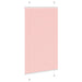 Plissé rolgordijn 70x150 cm stofbreedte 69,4 cm polyester roze