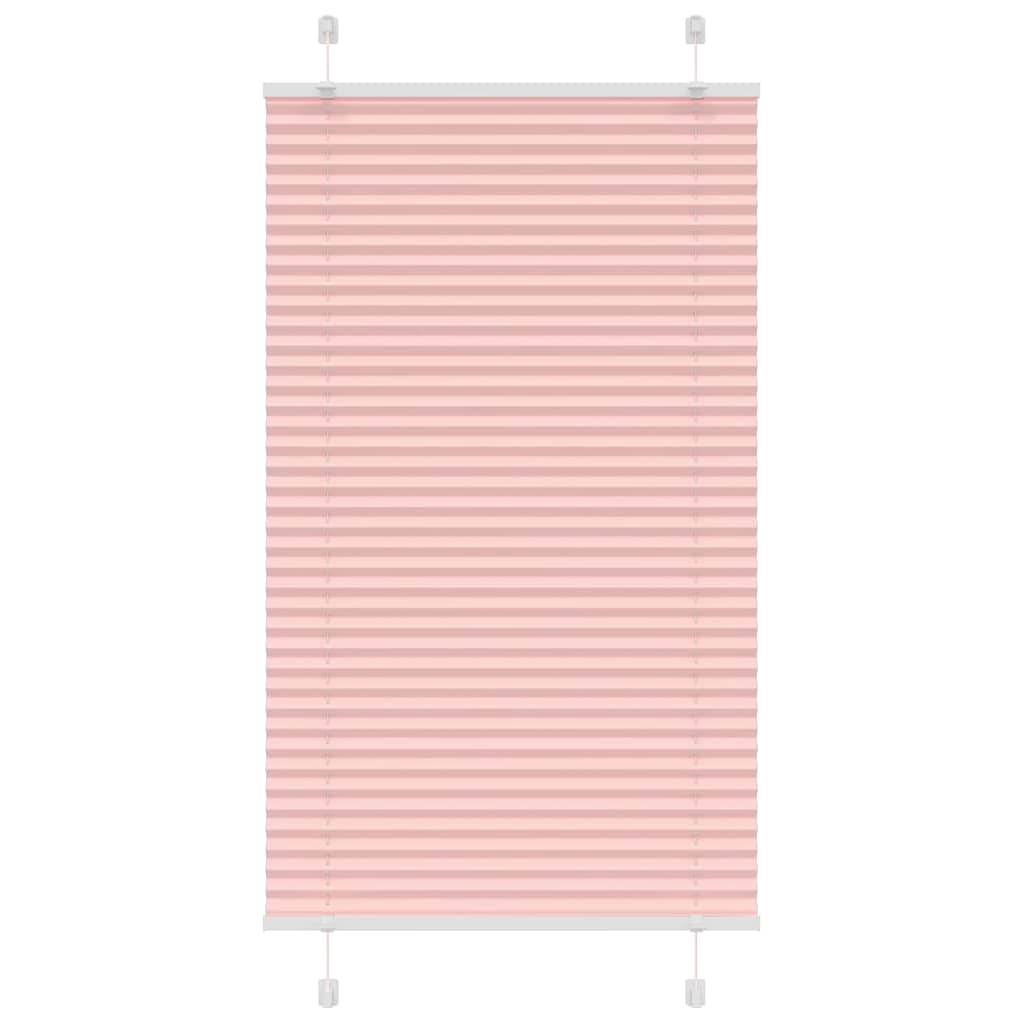 Plissé rolgordijn 75x150 cm stofbreedte 74,4 cm polyester roze