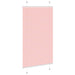 Plissé rolgordijn 75x150 cm stofbreedte 74,4 cm polyester roze