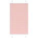 Plissé rolgordijn 80x150 cm stofbreedte 79,4 cm polyester roze