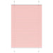 Plissé rolgordijn 90x150 cm stofbreedte 89,4 cm polyester roze