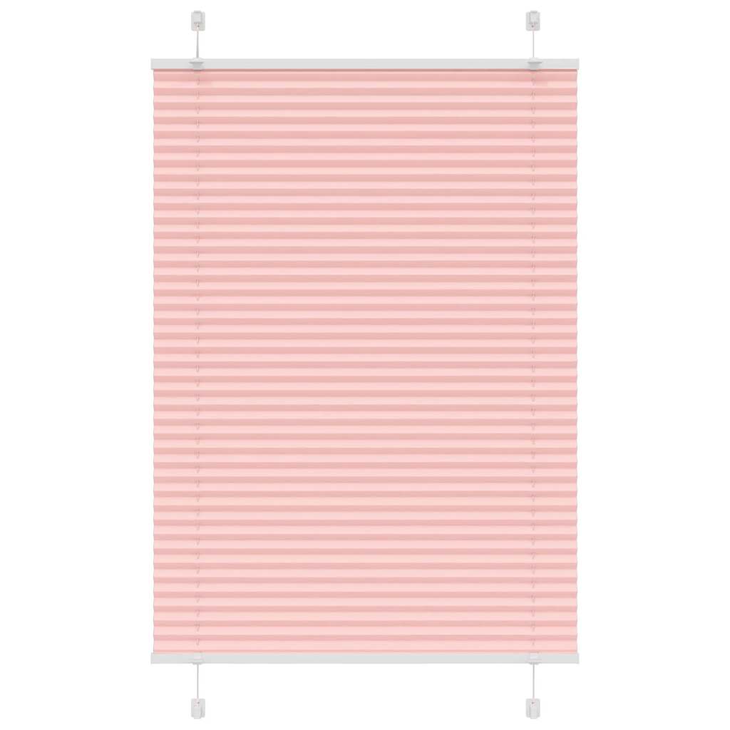 Plissé rolgordijn 95x150 cm stofbreedte 94,4 cm polyester roze