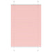 Plissé rolgordijn 100x150 cm stofbreedte 99,4cm polyester roze