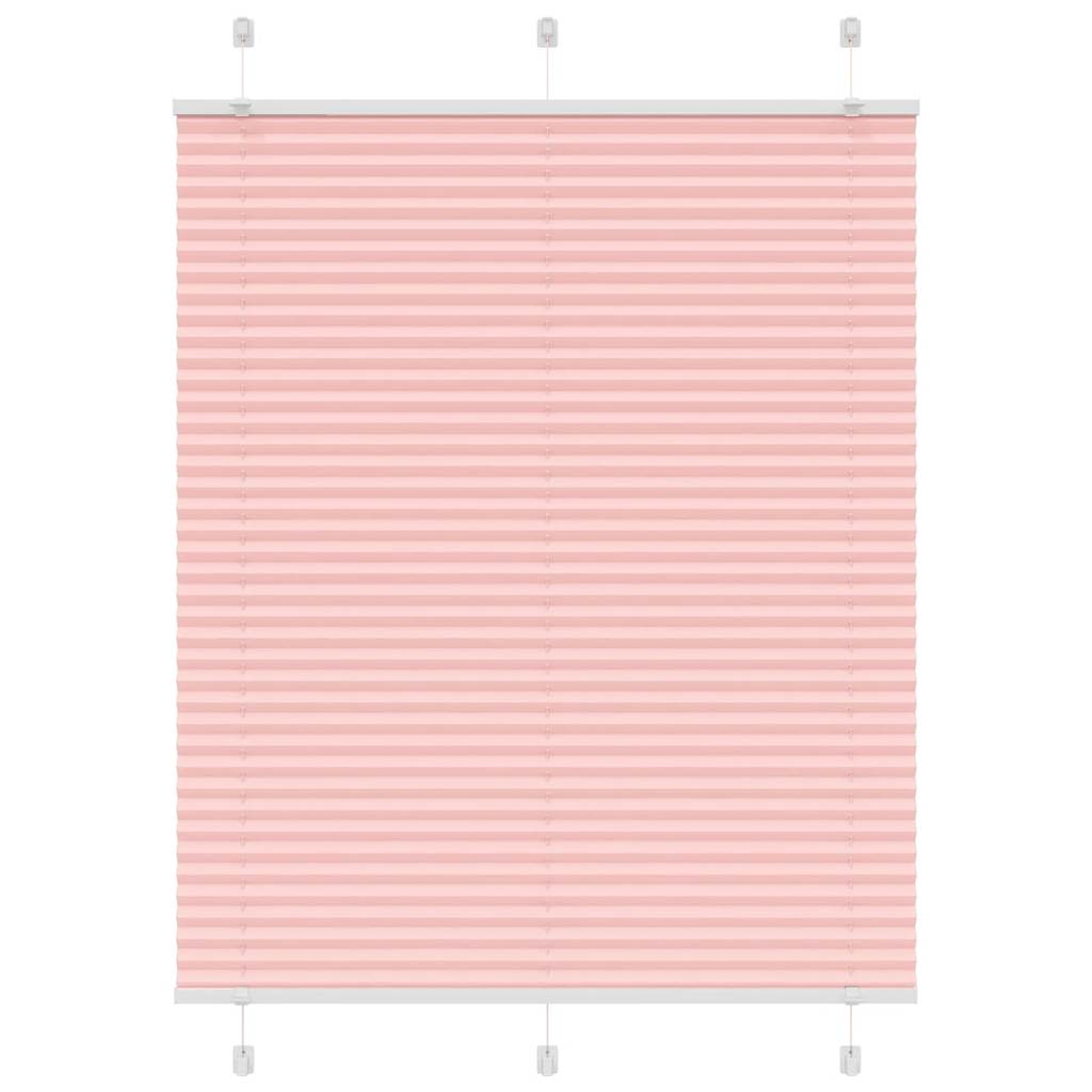 Plissé rolgordijn 105x150cm stofbreedte 104,4cm polyester roze