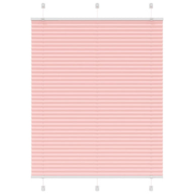 Plissé rolgordijn 110x150cm stofbreedte 109,4cm polyester roze