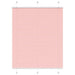 Plissé rolgordijn 110x150cm stofbreedte 109,4cm polyester roze