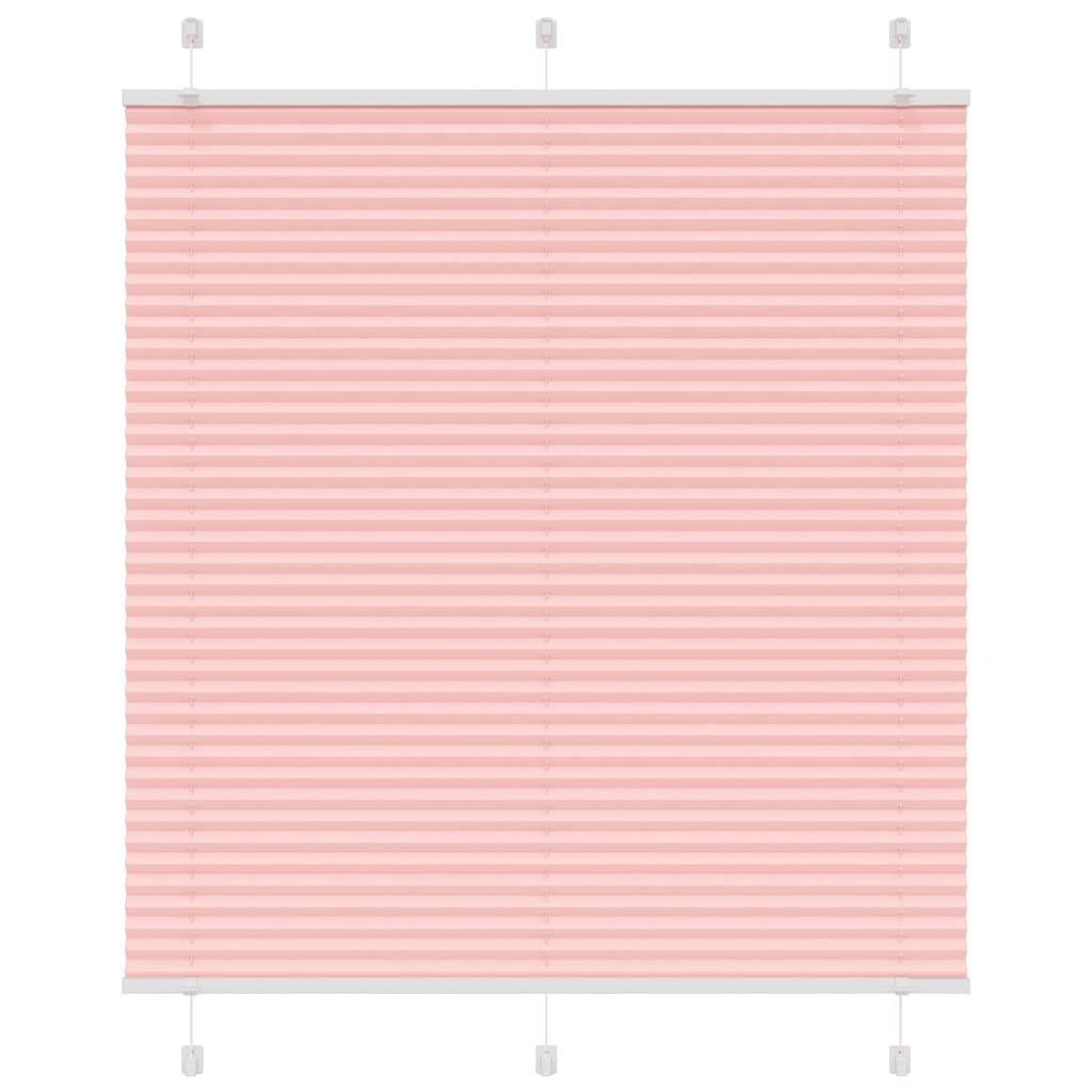 Plissé rolgordijn 115x150cm stofbreedte 114,4cm polyester roze