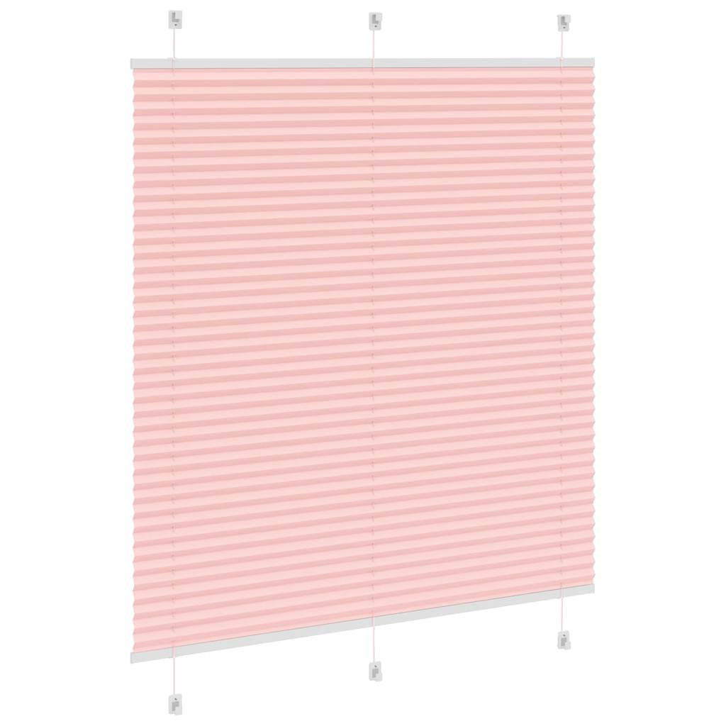 Plissé rolgordijn 115x150cm stofbreedte 114,4cm polyester roze