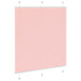 Plissé rolgordijn 115x150cm stofbreedte 114,4cm polyester roze