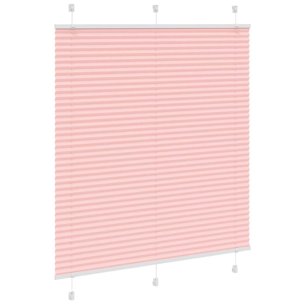Plissé rolgordijn 120x150cm stofbreedte 119,4cm polyester roze