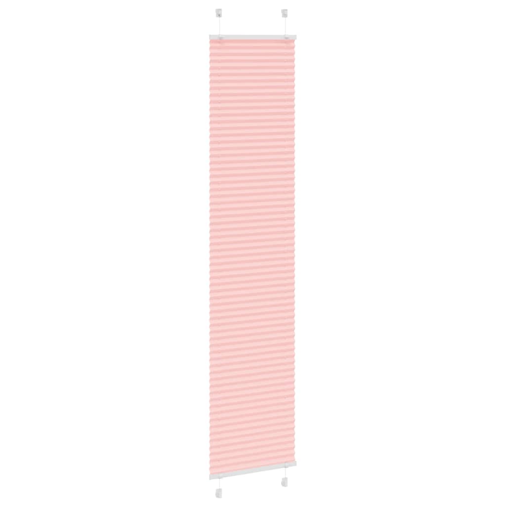 Plissé rolgordijn 40x200 cm stofbreedte 39,4 cm polyester roze