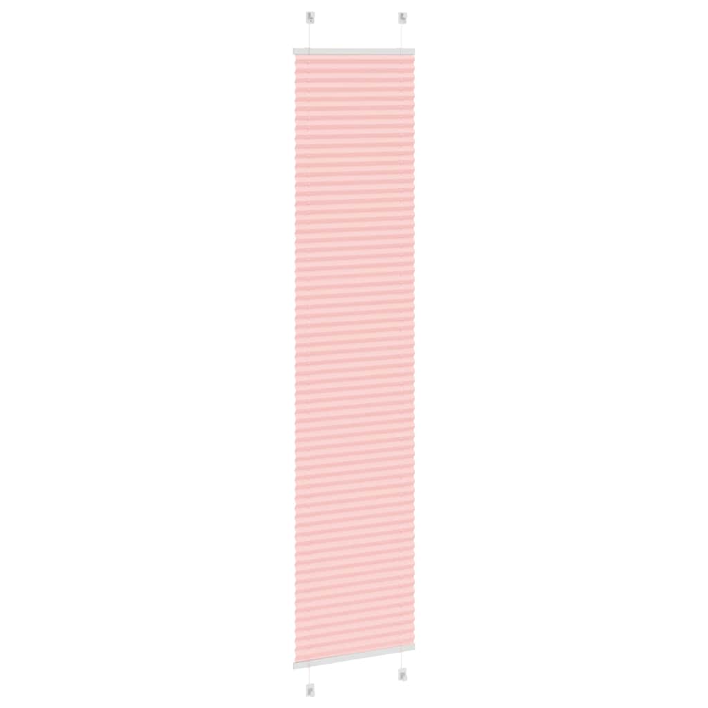 Plissé rolgordijn 45x200 cm stofbreedte 44,4 cm polyester roze