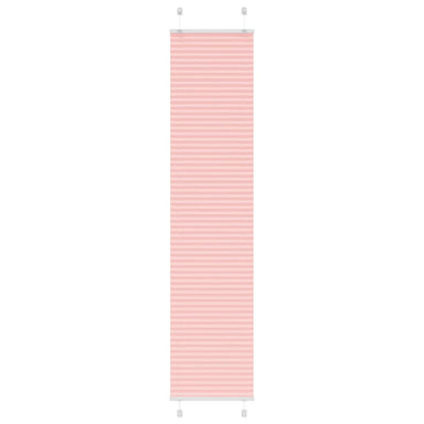 Plissé rolgordijn 50x200 cm stofbreedte 49,4 cm polyester roze