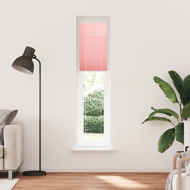 Plissé rolgordijn 50x200 cm stofbreedte 49,4 cm polyester roze