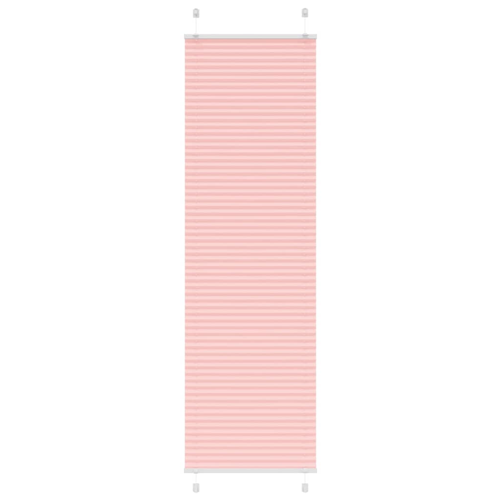 Plissé rolgordijn 55x200 cm stofbreedte 54,4 cm polyester roze