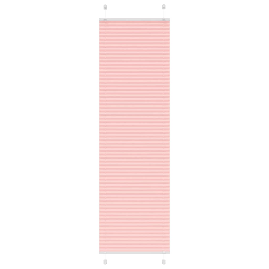 Plissé rolgordijn 60x200 cm stofbreedte 59,4 cm polyester roze