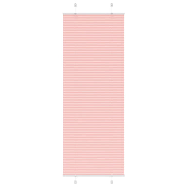 Plissé rolgordijn 75x200 cm stofbreedte 74,4 cm polyester roze