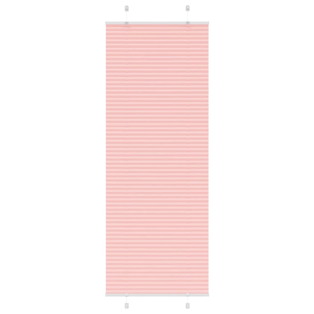 Plissé rolgordijn 80x200 cm stofbreedte 79,4 cm polyester roze