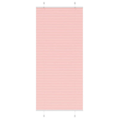 Plissé rolgordijn 100x200 cm stofbreedte 99,4cm polyester roze