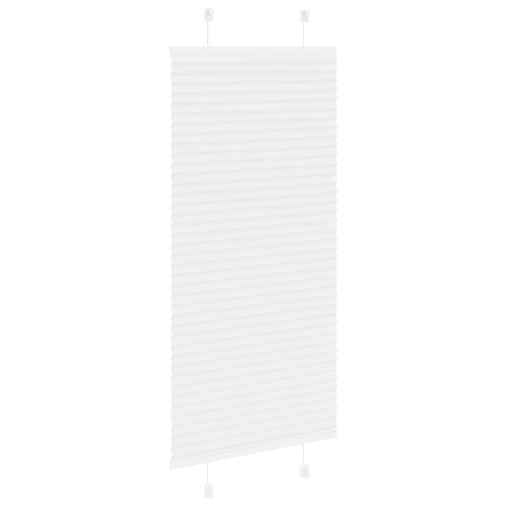 Plissé rolgordijn 60x100 cm stofbreedte 59,4 cm polyester wit