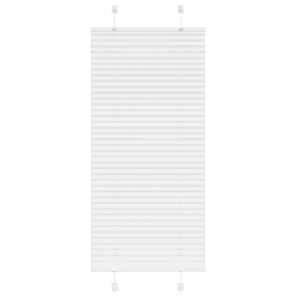 Plissé rolgordijn 65x100 cm stofbreedte 64,4 cm polyester wit
