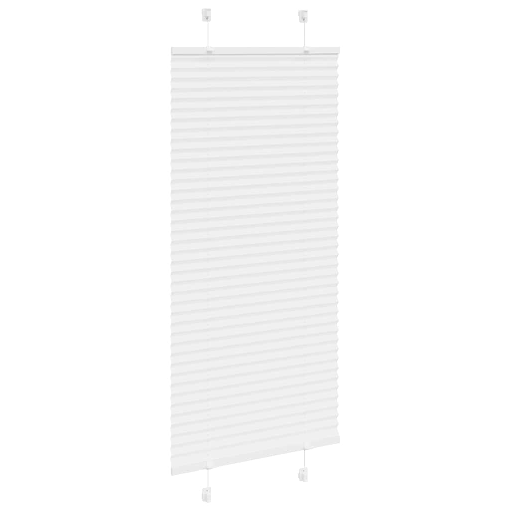 Plissé rolgordijn 65x100 cm stofbreedte 64,4 cm polyester wit
