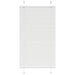Plissé rolgordijn 75x100 cm stofbreedte 74,4 cm polyester wit