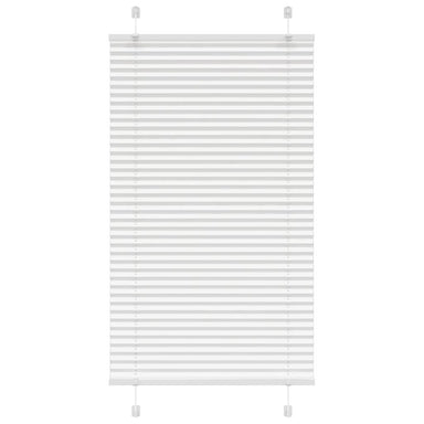 Plissé rolgordijn 80x100 cm stofbreedte 79,4 cm polyester wit