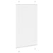 Plissé rolgordijn 80x100 cm stofbreedte 79,4 cm polyester wit