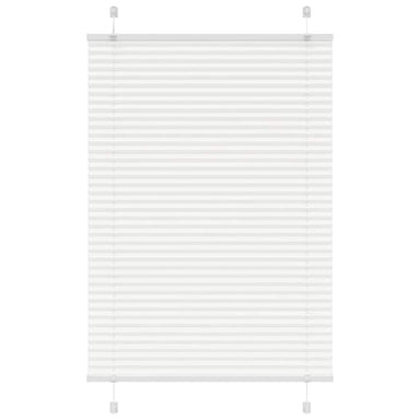 Plissé rolgordijn 85x100 cm stofbreedte 84,4 cm polyester wit