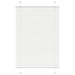Plissé rolgordijn 85x100 cm stofbreedte 84,4 cm polyester wit