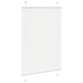 Plissé rolgordijn 85x100 cm stofbreedte 84,4 cm polyester wit