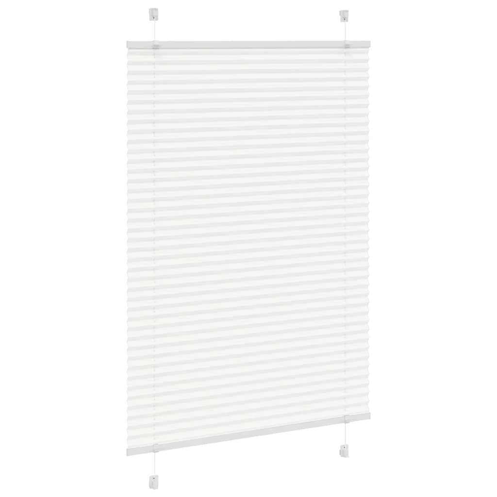 Plissé rolgordijn 90x100 cm stofbreedte 89,4 cm polyester wit