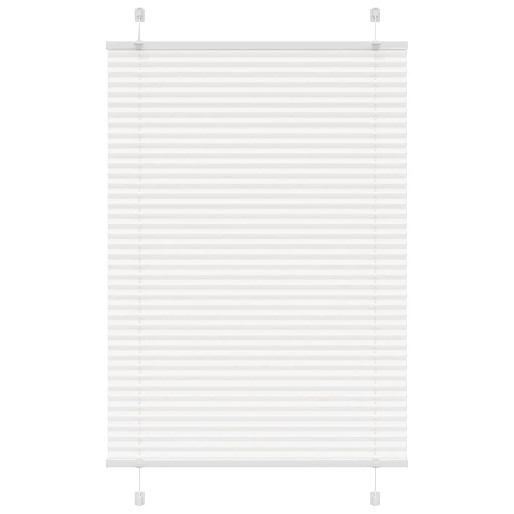 Plissé rolgordijn 90x100 cm stofbreedte 89,4 cm polyester wit