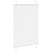Plissé rolgordijn 100x100 cm stofbreedte 99,4cm polyester wit