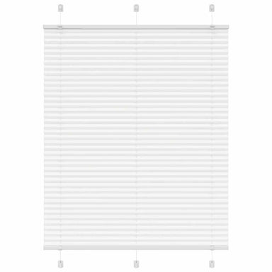 Plissé rolgordijn 105x100cm stofbreedte 104,4cm polyester wit