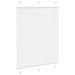 Plissé rolgordijn 105x100cm stofbreedte 104,4cm polyester wit