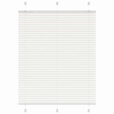 Plissé rolgordijn 110x100cm stofbreedte 109,4cm polyester wit