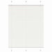 Plissé rolgordijn 110x100cm stofbreedte 109,4cm polyester wit