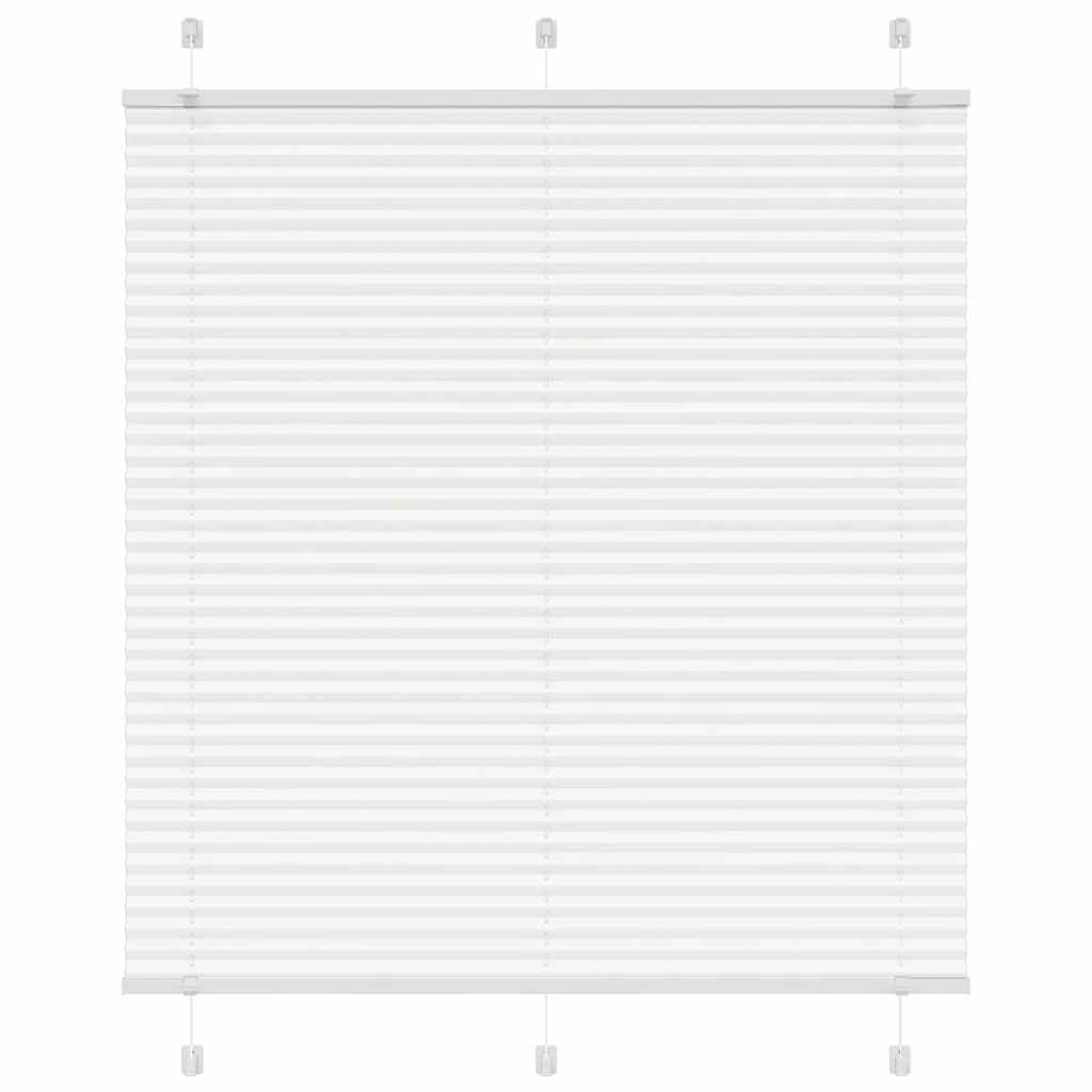 Plissé rolgordijn 115x100cm stofbreedte 114,4cm polyester wit