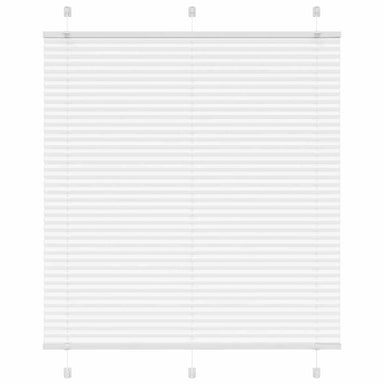 Plissé rolgordijn 115x100cm stofbreedte 114,4cm polyester wit