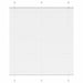Plissé rolgordijn 115x100cm stofbreedte 114,4cm polyester wit