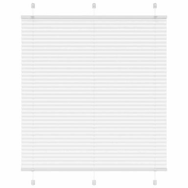 Plissé rolgordijn 120x100cm stofbreedte 119,4cm polyester wit
