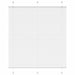 Plissé rolgordijn 120x100cm stofbreedte 119,4cm polyester wit