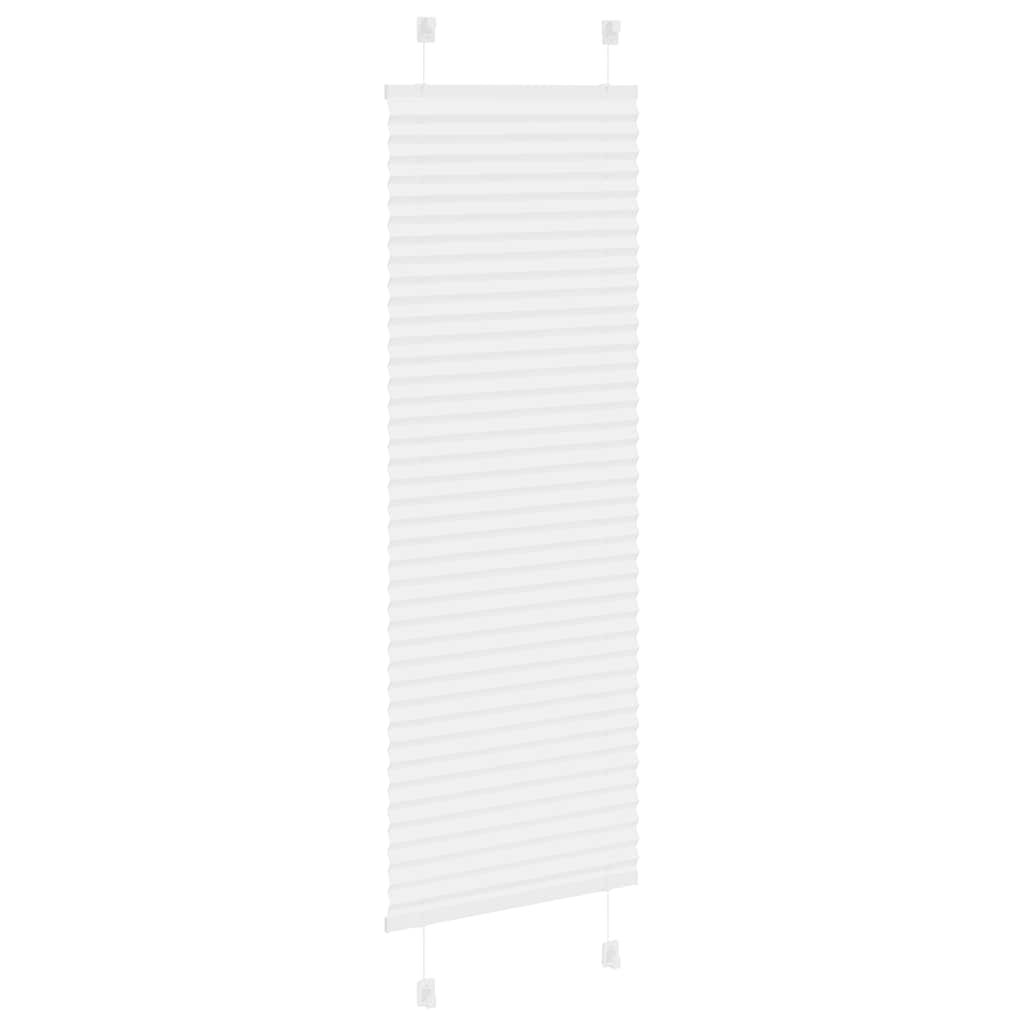 Plissé rolgordijn 50x150 cm stofbreedte 49,4 cm polyester wit
