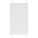 Plissé rolgordijn 70x150 cm stofbreedte 69,4 cm polyester wit