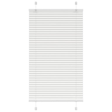 Plissé rolgordijn 75x150 cm stofbreedte 74,4 cm polyester wit