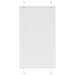 Plissé rolgordijn 75x150 cm stofbreedte 74,4 cm polyester wit