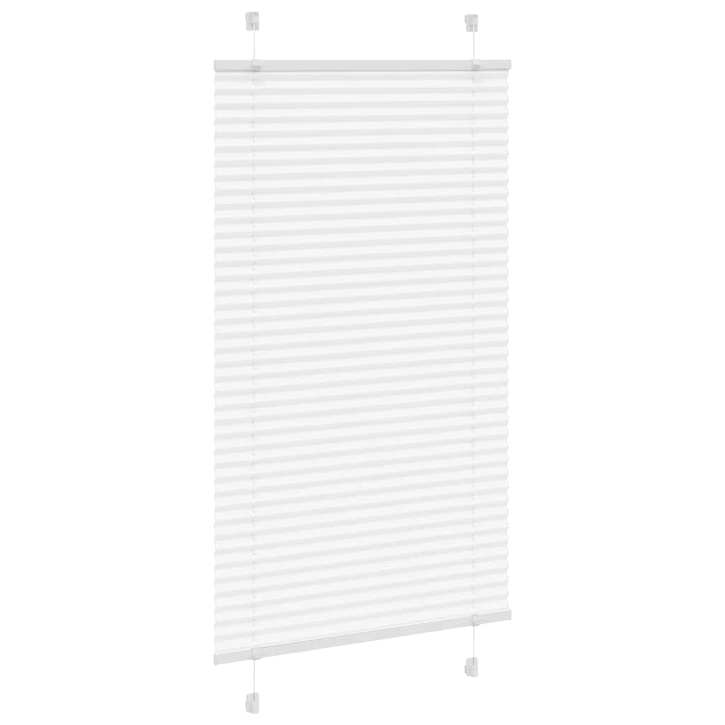 Plissé rolgordijn 75x150 cm stofbreedte 74,4 cm polyester wit