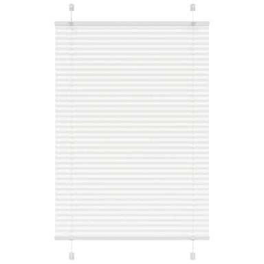 Plissé rolgordijn 85x150 cm stofbreedte 84,4 cm polyester wit